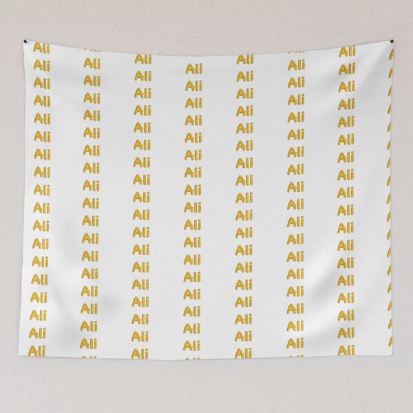 Item preview, Golden Balloon Ali Name Label  designed and sold by NormadWorld.