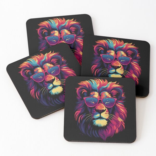 Item preview, Lion with sunglasses designed and sold by DerSenat.