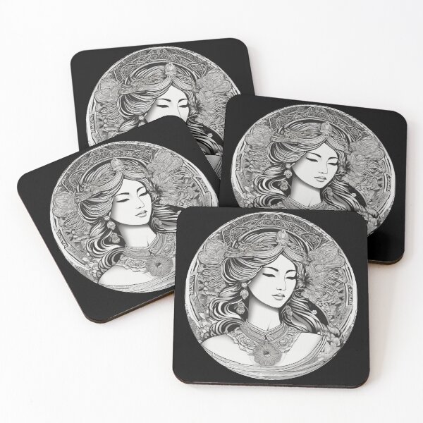 Item preview, a spiritual women at the mandala designed and sold by JangmiHorang.