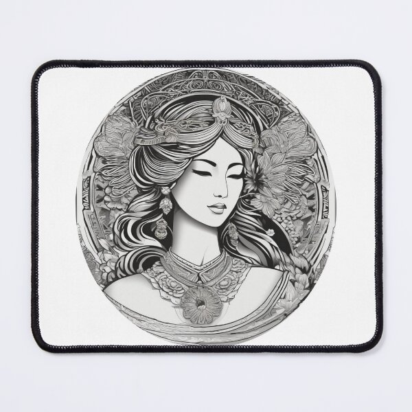 Item preview, a spiritual women at the mandala designed and sold by JangmiHorang.