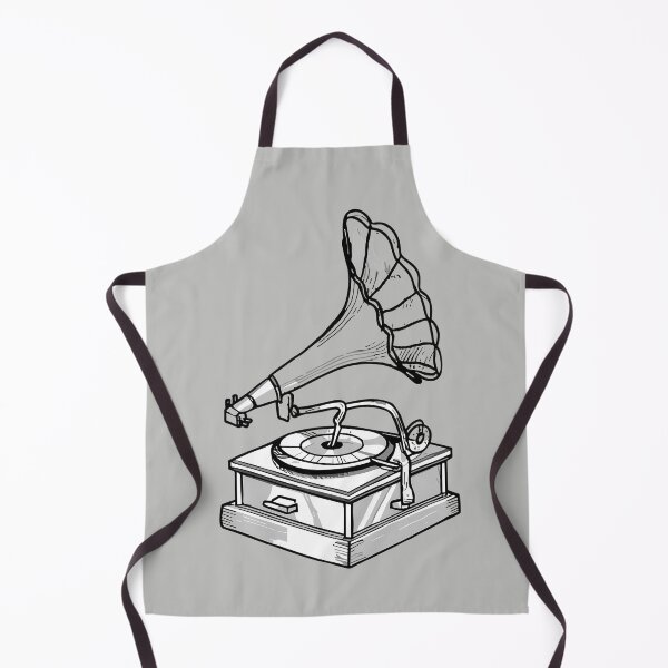 Item preview, Line art of a Gramophone designed and sold by design-you-love.