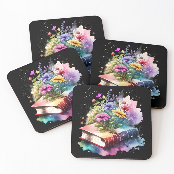 Item preview, Open Book With Flowers designed and sold by GlunmanStore.