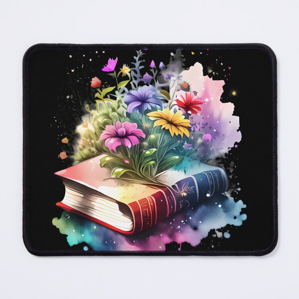 Item preview, Open Book With Flowers designed and sold by GlunmanStore.