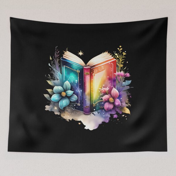 Item preview, Open Book With Flowers designed and sold by GlunmanStore.