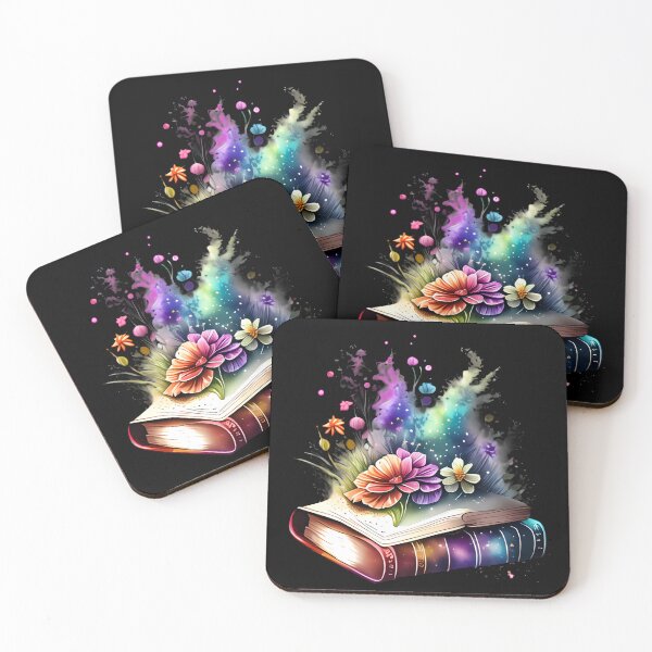 Item preview, Open Book With Flowers designed and sold by GlunmanStore.