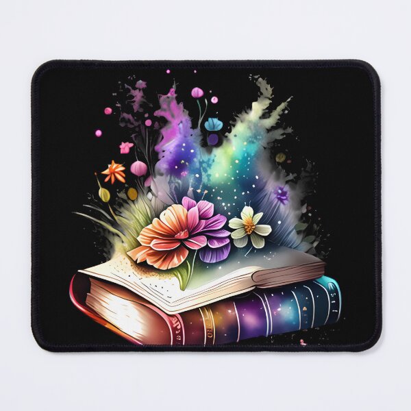 Item preview, Open Book With Flowers designed and sold by GlunmanStore.
