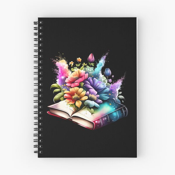 Item preview, Open Book With Flowers designed and sold by GlunmanStore.
