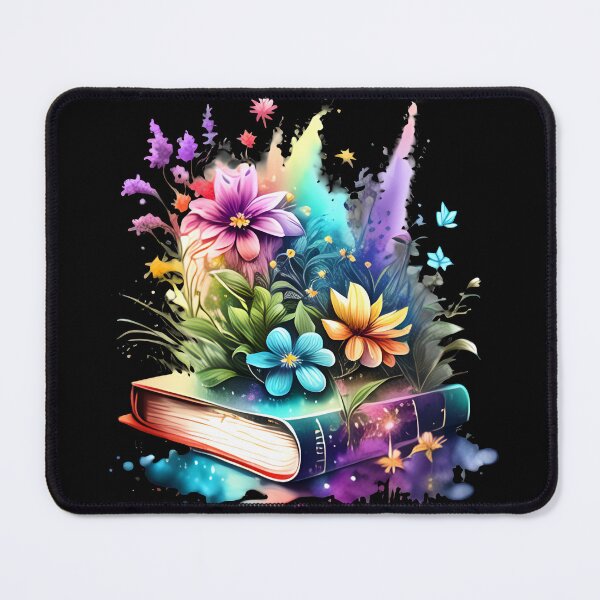 Item preview, Open Book With Flowers designed and sold by GlunmanStore.