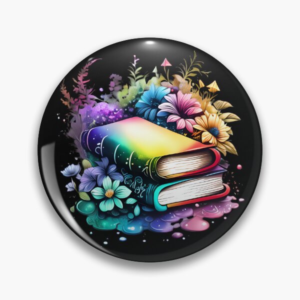 Item preview, Open Book With Flowers designed and sold by GlunmanStore.