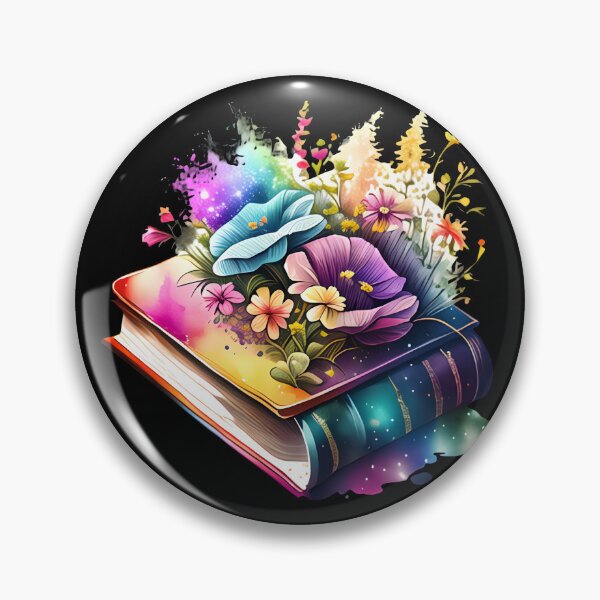 Item preview, Open Book With Flowers designed and sold by GlunmanStore.