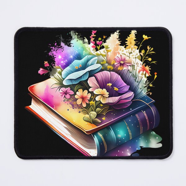 Item preview, Open Book With Flowers designed and sold by GlunmanStore.