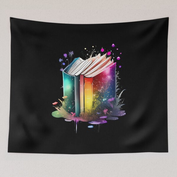 Item preview, Open Book With Flowers designed and sold by GlunmanStore.