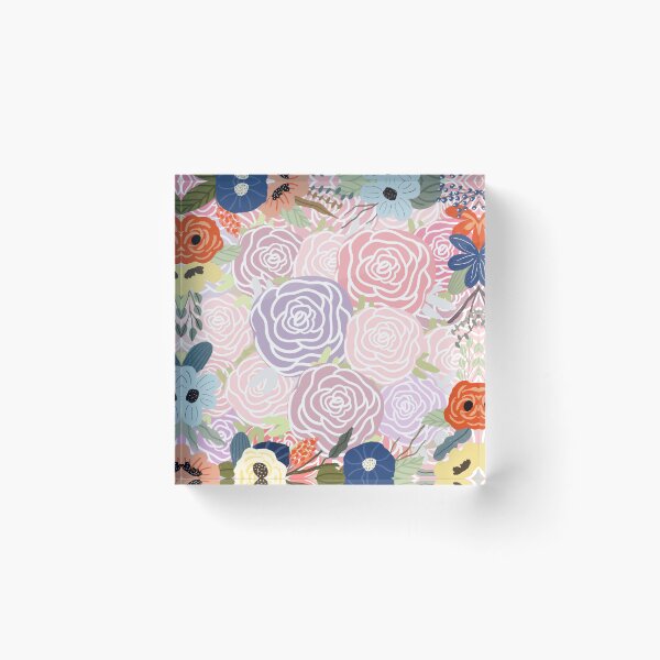 Item preview, Seamless floral pattern with roses and leaves.  designed and sold by APHIDAT-TA.