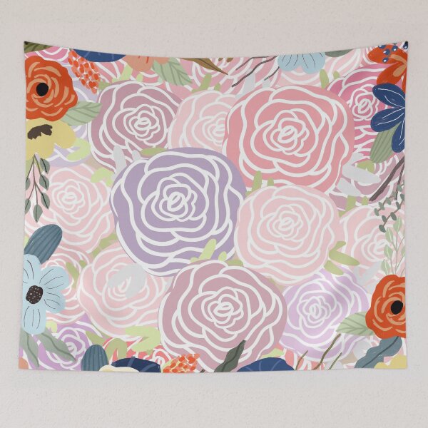 Item preview, Seamless floral pattern with roses and leaves.  designed and sold by APHIDAT-TA.
