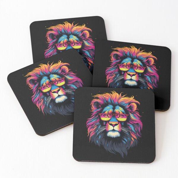 Item preview, Lion with sunglasses designed and sold by DerSenat.