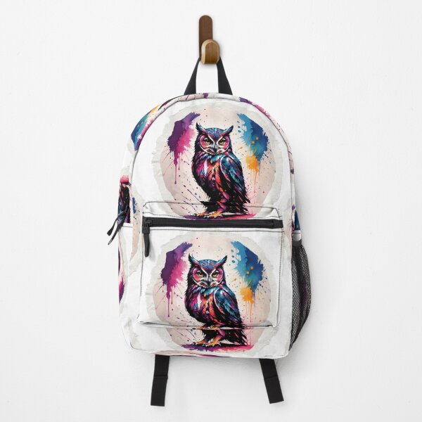 Item preview, Cute Owl Paint Splash Artwork designed and sold by BotunPeony.