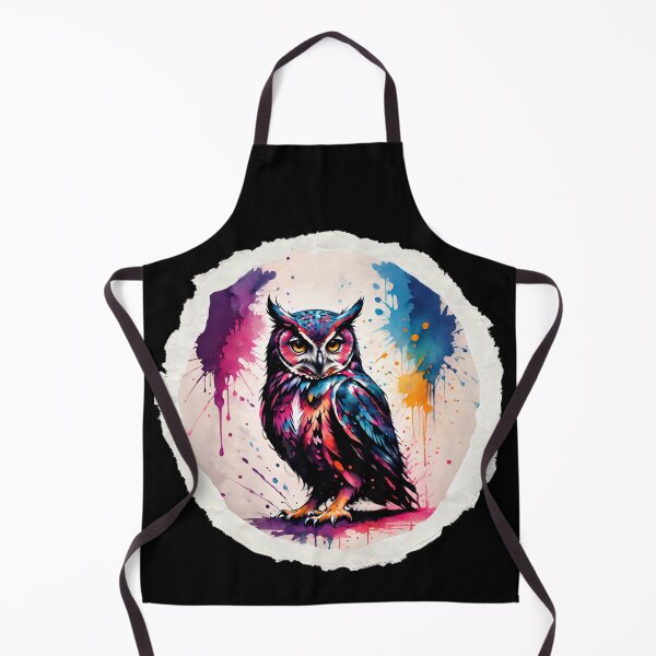 Item preview, Cute Owl Paint Splash Artwork designed and sold by BotunPeony.