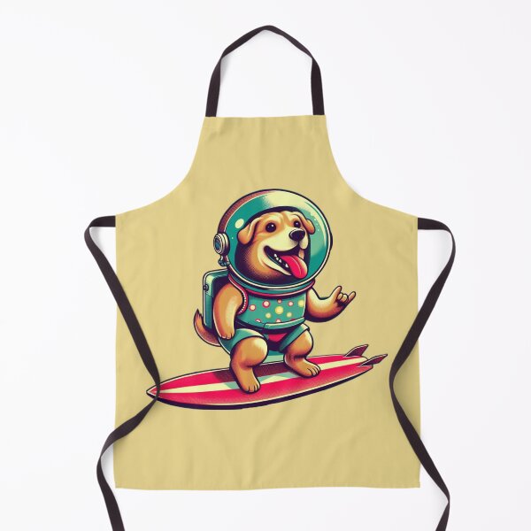 Item preview, Space Surfer Dog Retro designed and sold by SnuggleSafari.