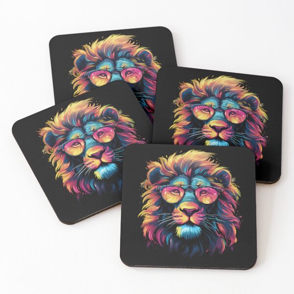 Item preview, Lion with sunglasses designed and sold by DerSenat.