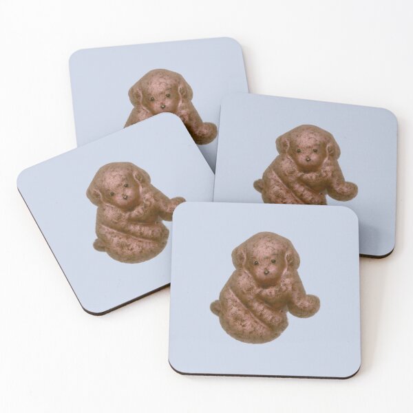 Item preview, Cuddly Puppy 3D Illustration - Brown & Light Bluish Purple designed and sold by OG-Graphics.