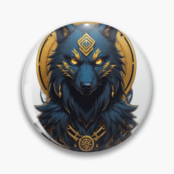 Item preview, golden wolf designed and sold by CeloneDesign69.