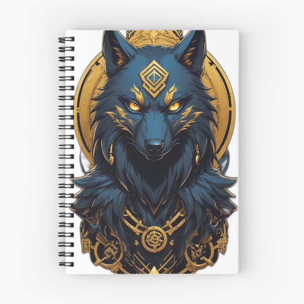 Item preview, golden wolf designed and sold by CeloneDesign69.