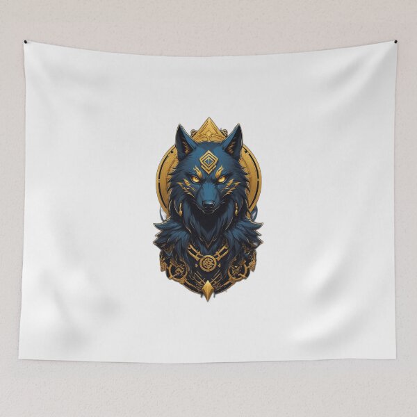 Item preview, golden wolf designed and sold by CeloneDesign69.