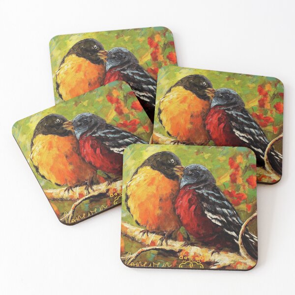 Item preview,  love Valentines forever couple colorful birds ,brafdesign designed and sold by Brafdesign.