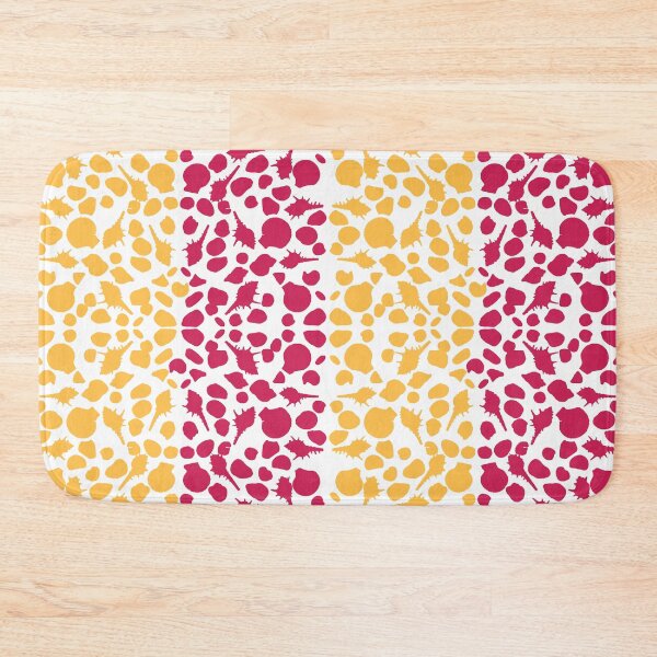 Item preview, Raspberry red and orange stripes sea shell pattern designed and sold by mariya-ivanova.