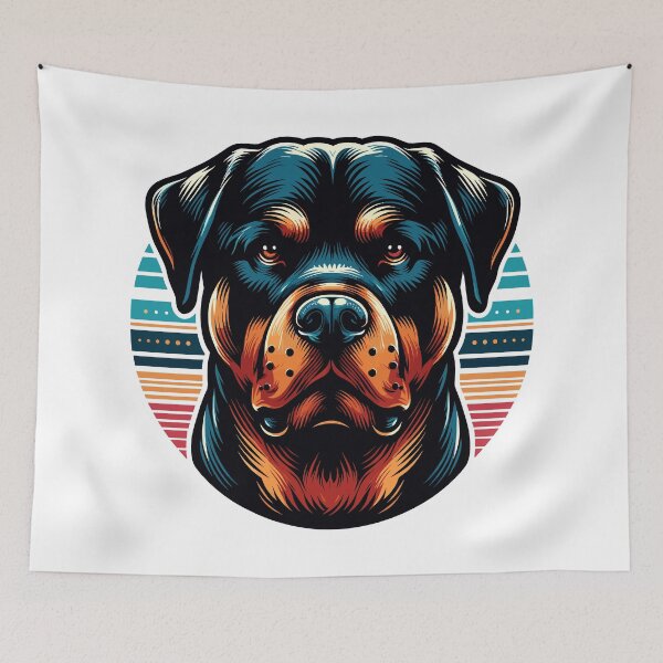 Item preview, Vibrant Rottweiler Pop Art Portrait designed and sold by SCG-designs.
