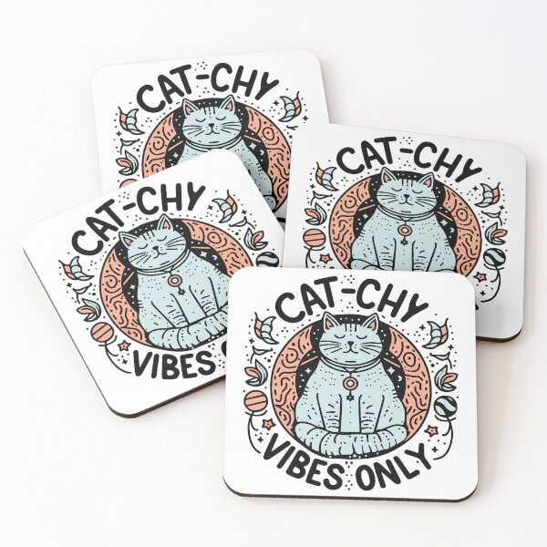 Item preview, Cat-chy Vibes Only designed and sold by SiMinDesigns.