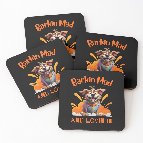 Item preview, barking mad and loving it dog designed and sold by aledfychan.