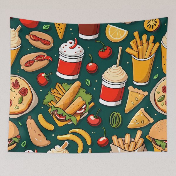 Item preview, Fast Food Fiesta designed and sold by Cominu-Arts.