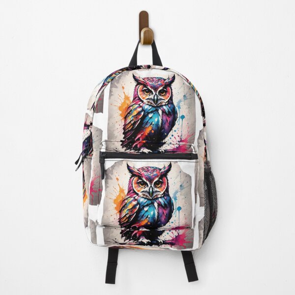 Item preview, Cute Owl Paint Splash Artwork designed and sold by BotunPeony.