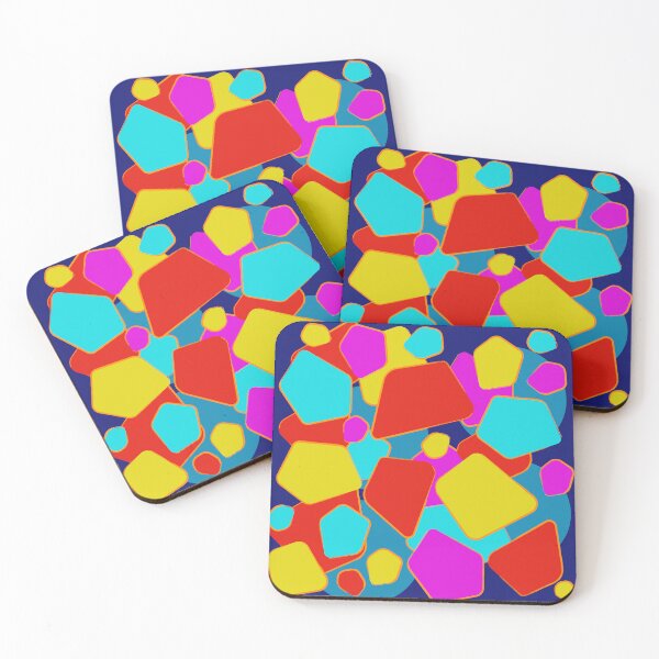 Item preview, 1980's style bright abstract design designed and sold by pauloneill-art.