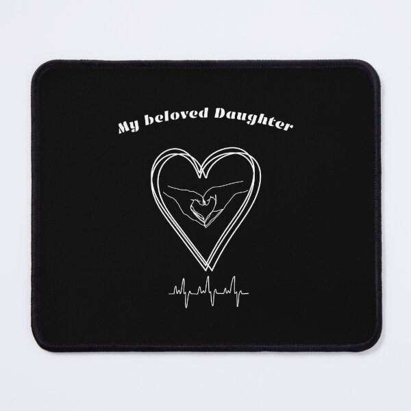 Item preview, My beloved daughter for babies heart child pillow designed and sold by Fashionmine.