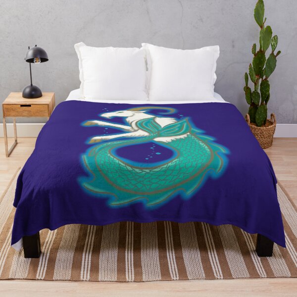 Vista previa del artículo con la obra «Capricornio sobre fondo de agua», diseñado y vendido por HydekelCreation.