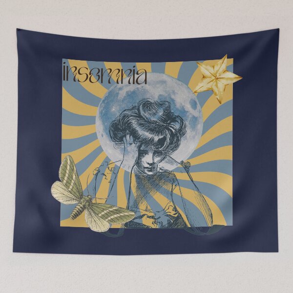Item preview, Insomnia a Vintage Sleeplessness designed and sold by ArtsOfBats.