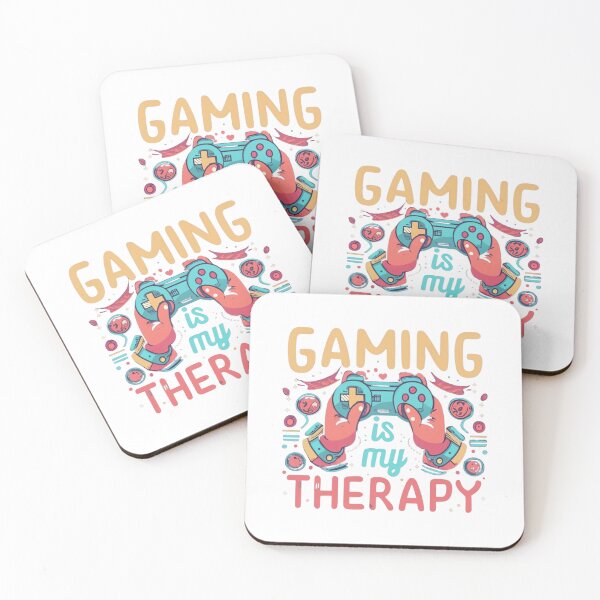 Item preview, Gaming is my therapy session. designed and sold by BlueGoldArt.