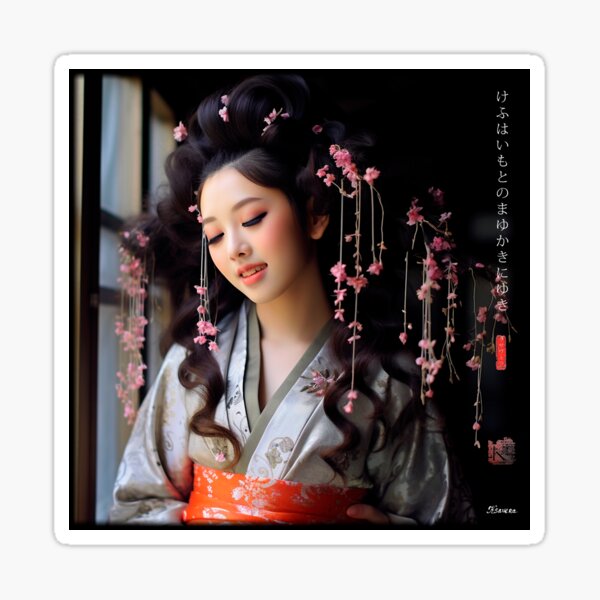 Item preview, Japanese, mount, Fuji, flowers, Sakura, Landscape, floral, Fog, foggy, Watercolor, haiku, zen, kawaii designed and sold by KsaveraArt.