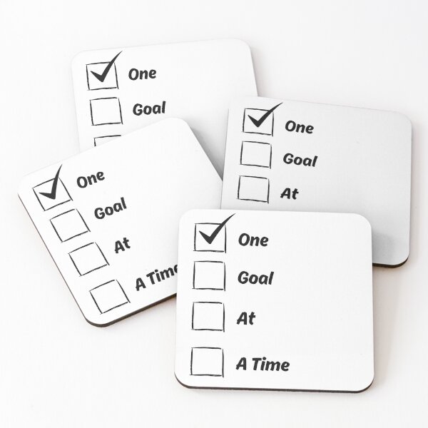 Item preview, One Goal At a Time designed and sold by MintInk1.
