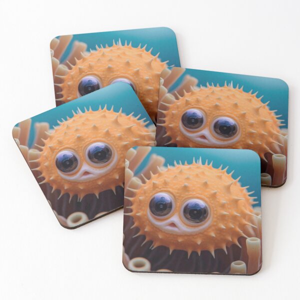 Item preview, "Cute Puffer Fish". Japanese Puffer Artwork designed and sold by Obinne.