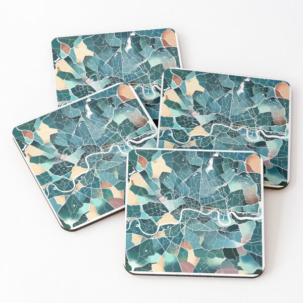 Item preview, London UK City Map - Lush Green designed and sold by StylishStacks.