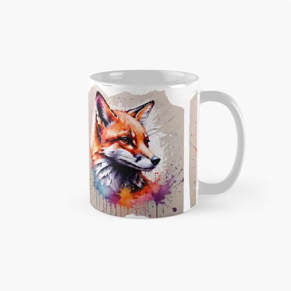 Item preview, Cute Fox Paint Splash Artwork  designed and sold by BotunPeony.
