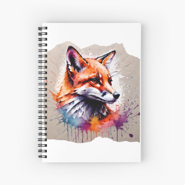 Artikelvorschau, Niedliches Fuchs-Farbspritzer-Kunstwerk entworfen und verkauft von BotunPeony.