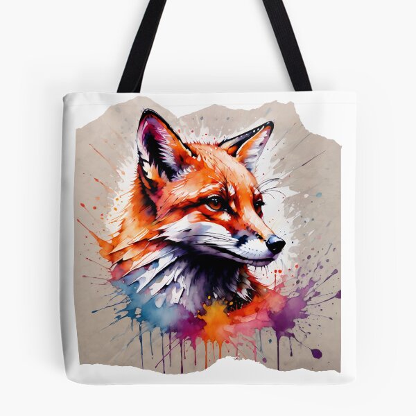 Artikelvorschau, Niedliches Fuchs-Farbspritzer-Kunstwerk entworfen und verkauft von BotunPeony.