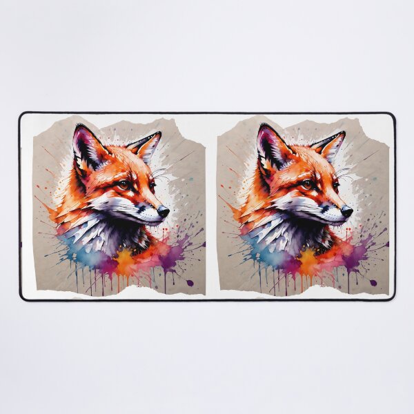 Item preview, Cute Fox Paint Splash Artwork designed and sold by BotunPeony.
