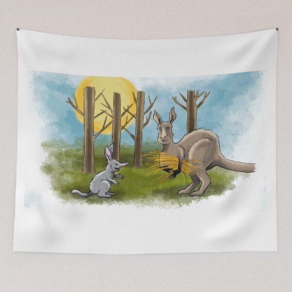 Item preview, Bilby and Kangaroo Australian Animals designed and sold by Mirth and Magic.