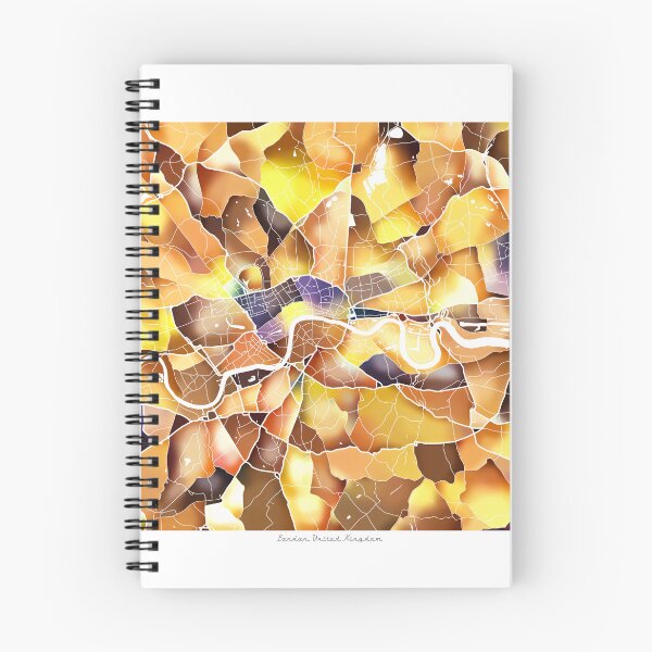 Item preview, London UK City Map - Golden Yellow designed and sold by StylishStacks.