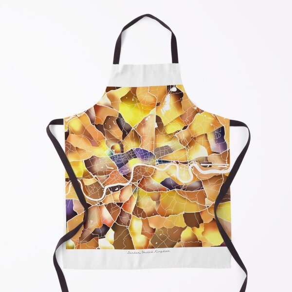 Item preview, London UK City Map - Golden Yellow designed and sold by StylishStacks.